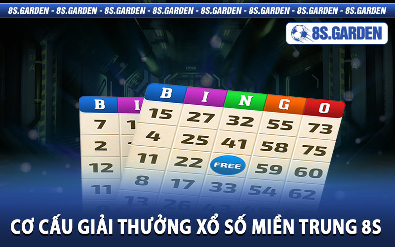 Cơ cấu giải thưởng Xổ Số Miền Trung 8S